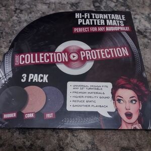 HI-FI turntable Platter mats